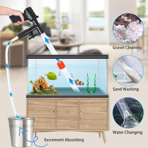 Multi-functional Fish Tank Gravel Cleaner