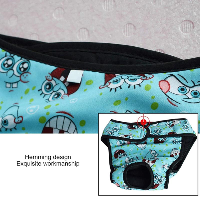 Washable Female Pet Dog Cat Nappy Diaper Physiological Pants Panties Underwear