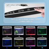 Advanced Smart Fish Tank with Self-Cleaning & LED Lights