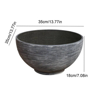 Ancient-Style Resin Fish Tank Bowl