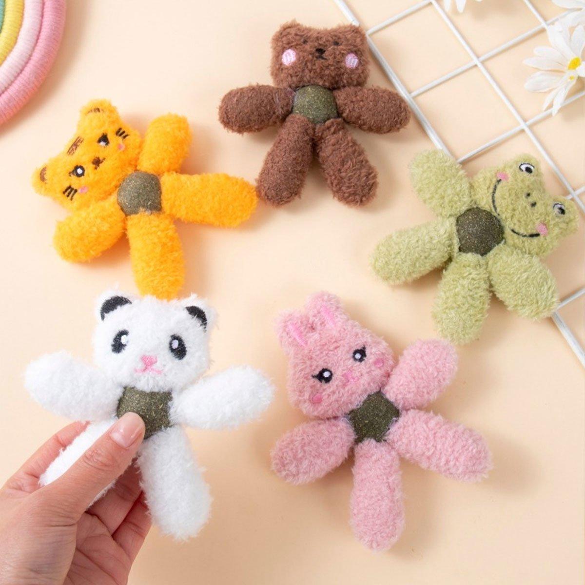 Catnip Ball Bite Toy Teeth Molar Doll Bite-resistant Teeth-resistant Pet Sleeping Toy