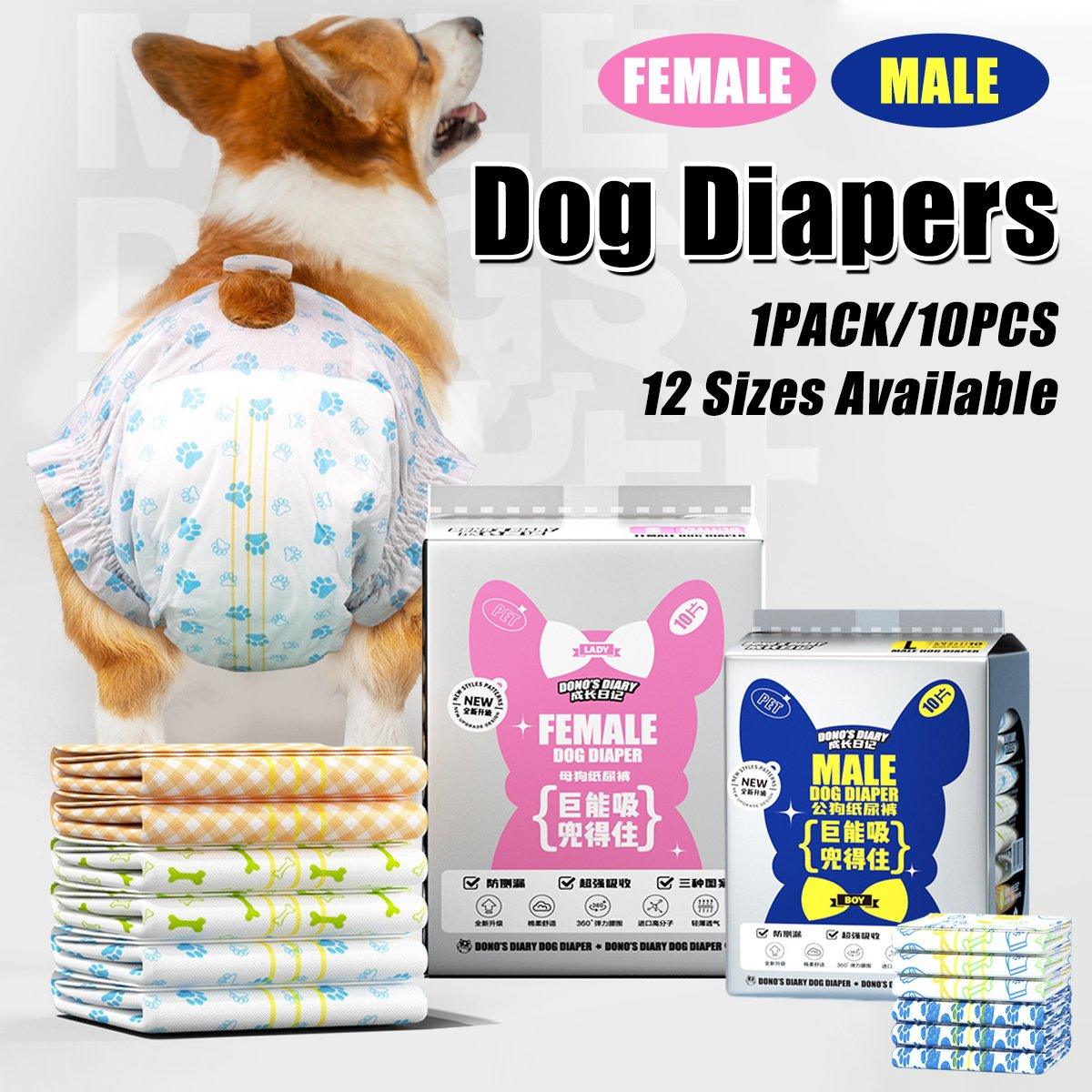 Comfort-Fit Disposable Dog Diapers