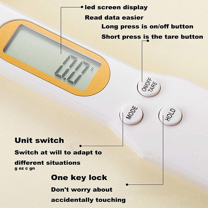 Accurate Digital Pet Food Scale Measuring Spoon for Precise