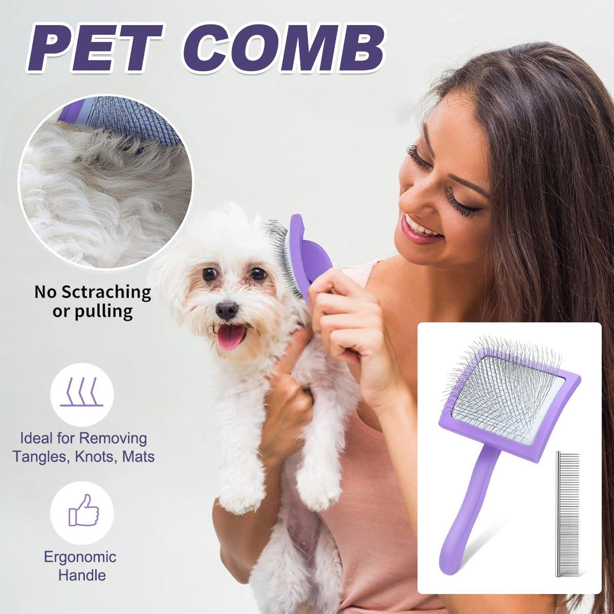 Pet Dog Hair Shedding Undercoat Rake Grooming Trimmer Comb Brush