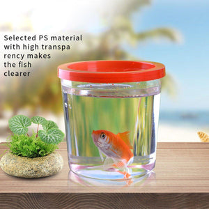 Mini Hand-held Padded Betta Cup Batch Jellyfish Cup Plastic Small Fish Tank