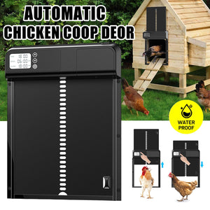 Weatherproof Automatic Stainless Steel Chicken Coop Door