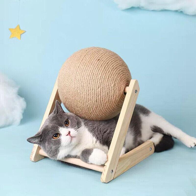 Cat Scratching Ball Cat Scratcher Toy Cats Scratcher Post Natural Sisal