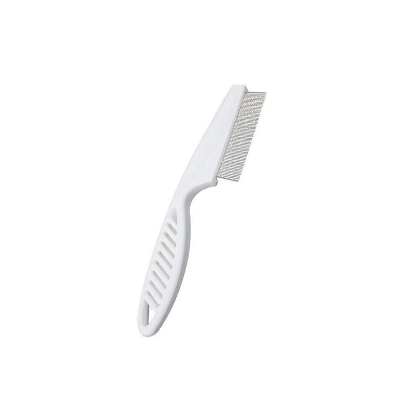 Premium Metal Lice Comb - Fine Toothed Flea & Nit Removal with Handle