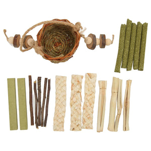 Durable Natural Pet Chew Toy Set