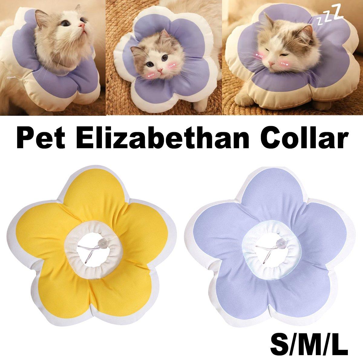 Elizabeth Pet Collar for Comfort & Style Adjustable Pet Neck Collar