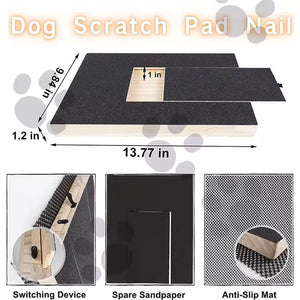 Wooden Pull-out Dog Scratch Board Wear-resistant Dog Claw Repair Board