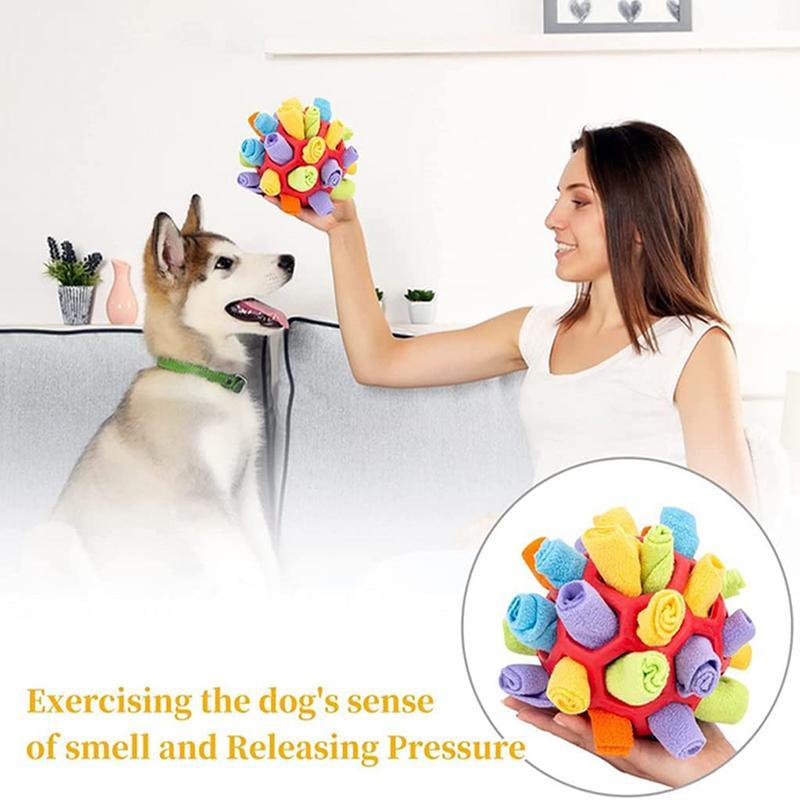 Interactive Dog Ball - Stimulating Toy for Your Canine Companion