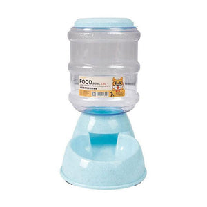 Automatic 3.8L Water Feeder Food Pet Dog Cat Puppy Dispenser Feeder Bowl Bottle