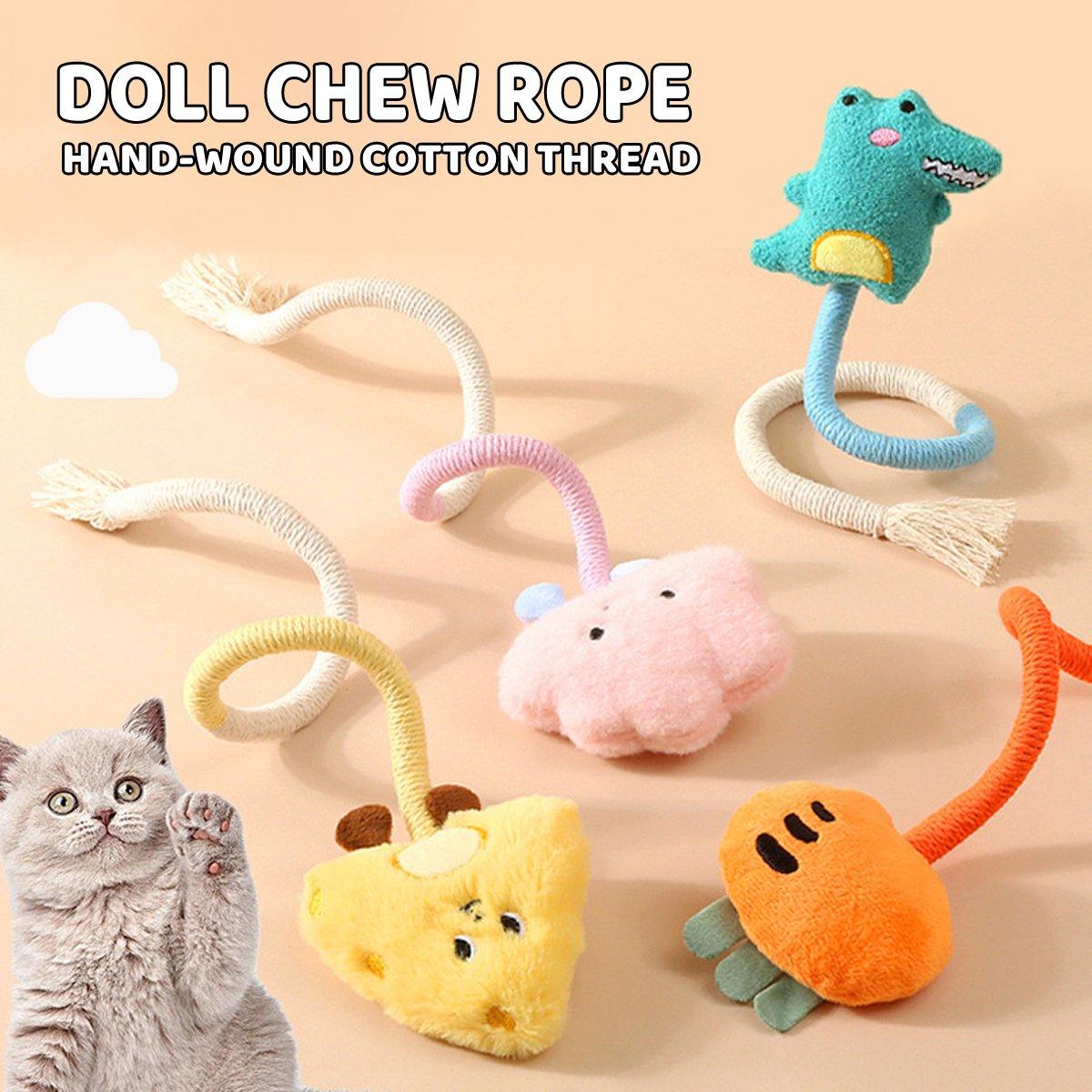 Cat Stick Doll Catnip Toy for Kittens Cat Chew Toy