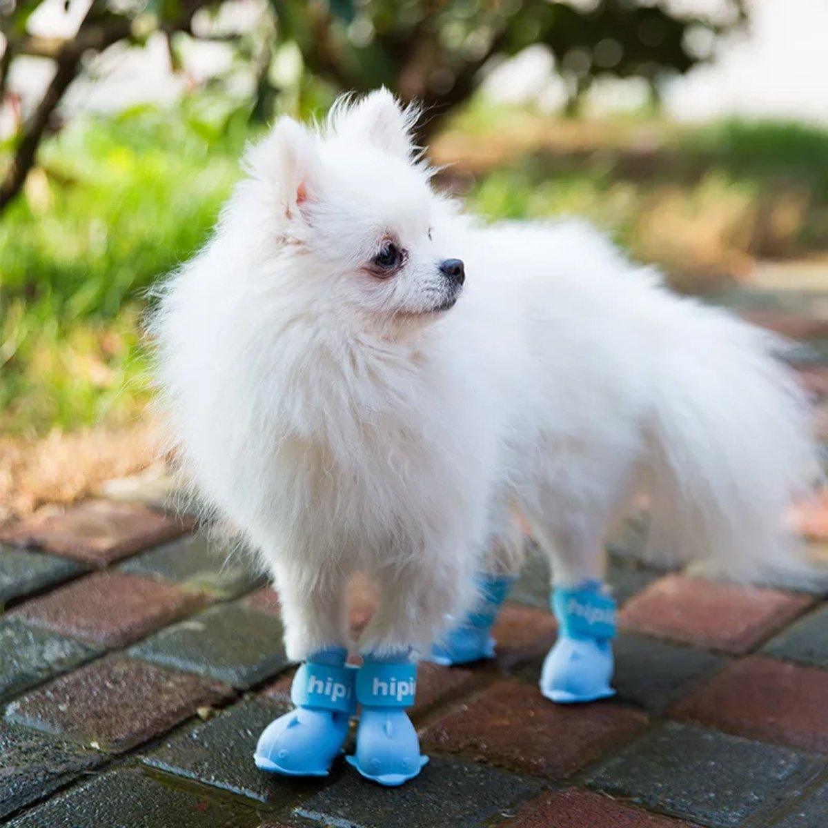 Waterproof  Cartoon Puppy Dog Shoes Pet Rain Boots