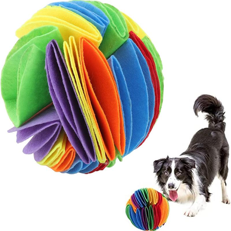 Snuffle ball Dog Puzzle Toys Increase IQ Slow Dispensing Feeder Pet Cat Trainiod