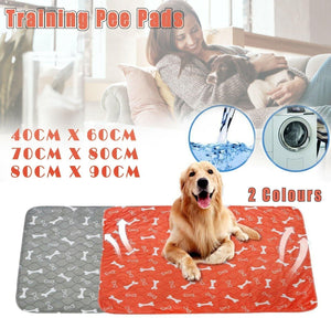 Washable Pet Dog Cat Puppy Training Pee Reusable Pads Cushion Bed Absorbent Mat