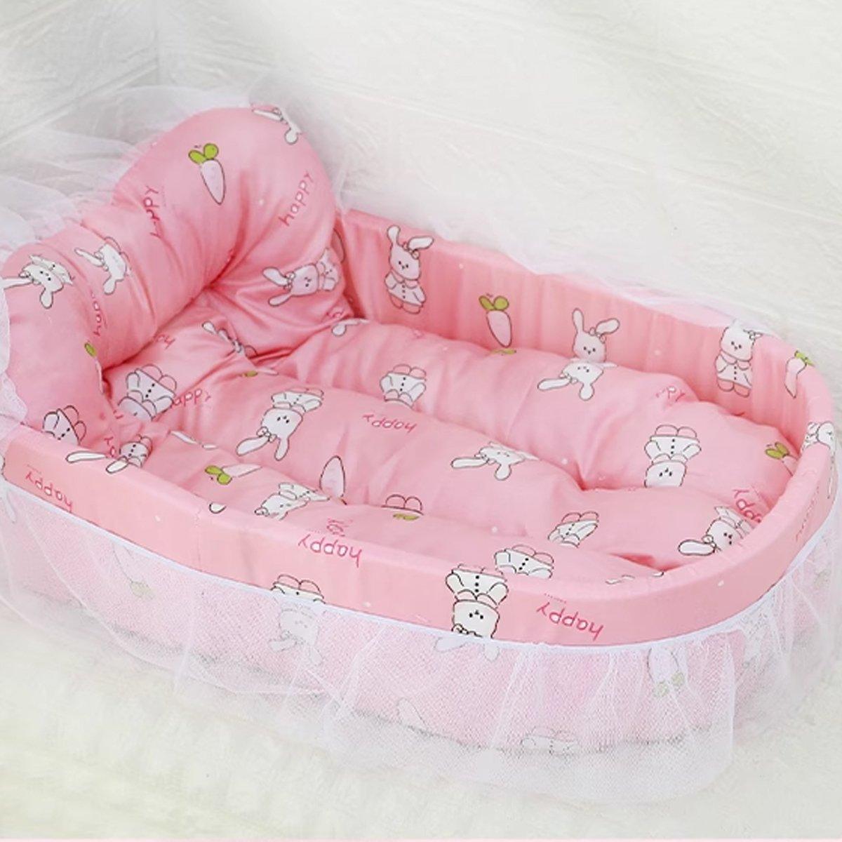 Princess Style Lace Cat Bed Cozy and Elegant Pet Bed for Small Cats & Dogs