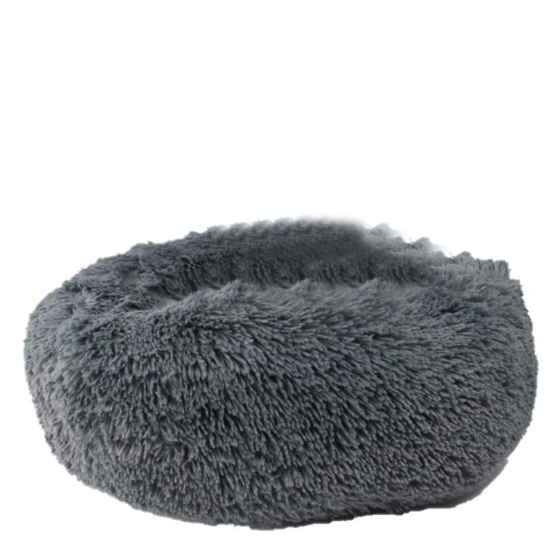 Cat Bed Pet Bed Dog Donut Nest Calming Deep Sleeping Soft Plush Kennel Washable