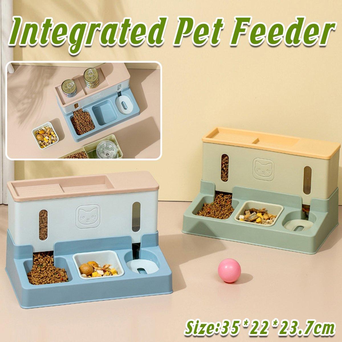 Automatic Pet Water Dispenser and Feeder 2-in-1 Hydration & Feeding System