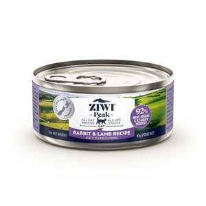 ZIWI Peak Cat Can Rabbit | Best Wet Cat Food Australia | 85g