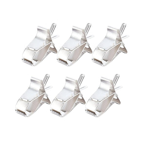 6X Fruit Pet Cage Accessories Bird Food Holders Clip Parrot Feeder Feeding Clamp