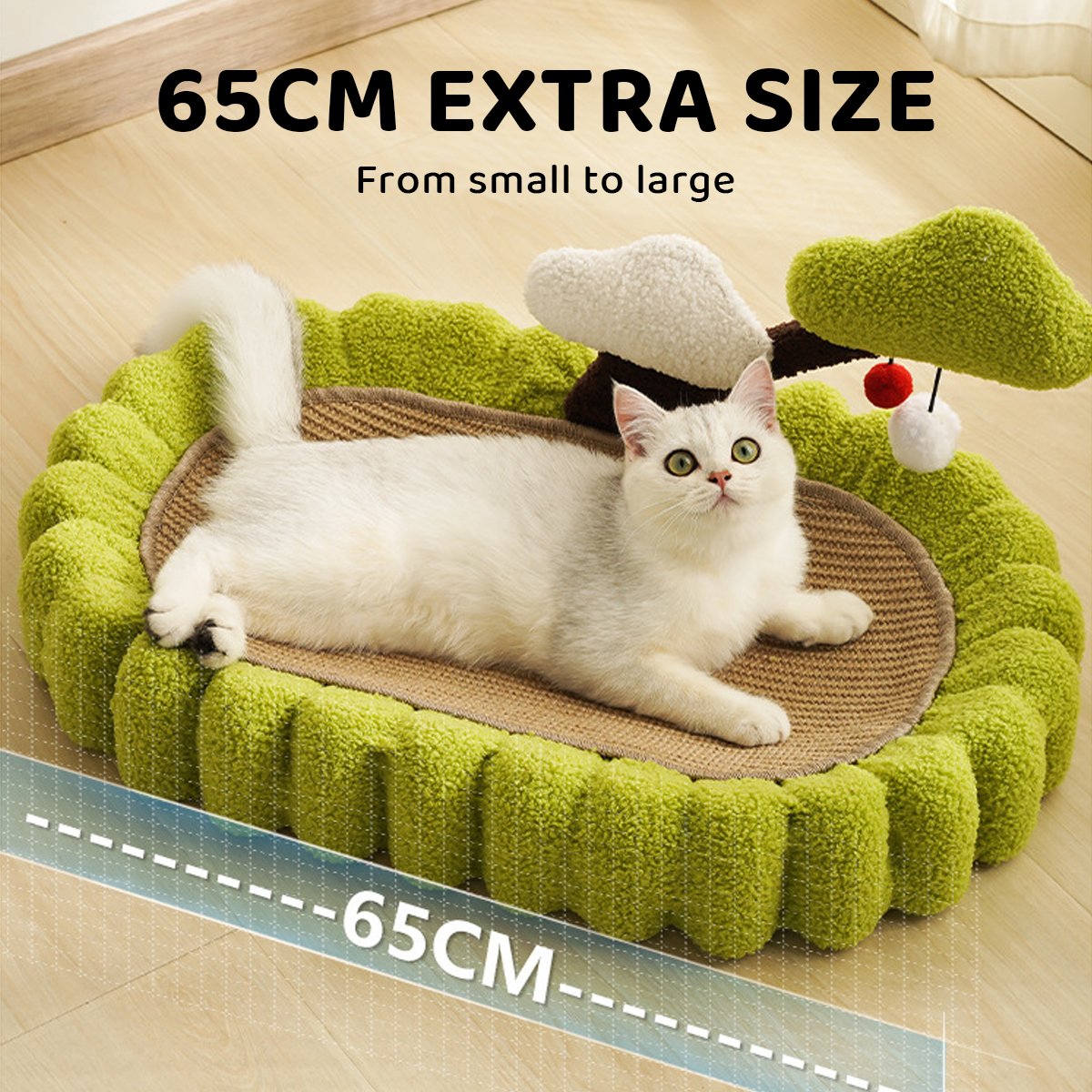 Durable Cat Scratching Bowl Mat Scratch Post Tree Cat Toy