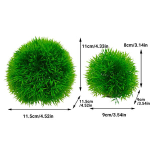 Aquarium Fish Tank Landscaping Decoration Plastic Simulation Water Grass Flower Ball