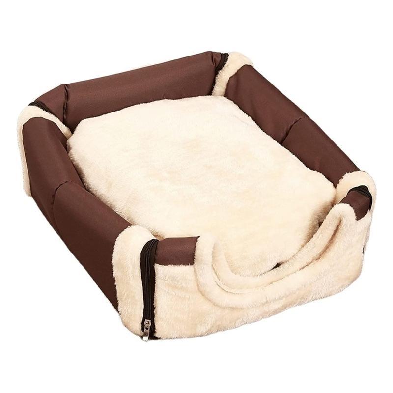 Pet Dog House Kennel Soft Igloo Beds Cave Cat Puppy Bed Doggy Warm Cushion Fold