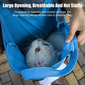 Portable Cat Carrier Bag Pet Sling Breathable & Scratch-Resistant