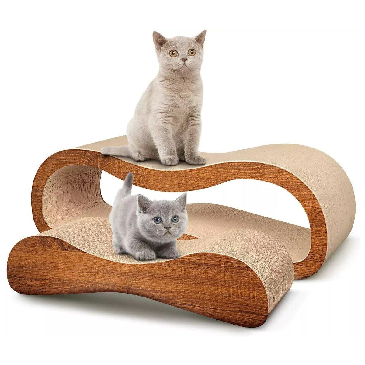 2-in-1 Cat Scratching Post & Lounger