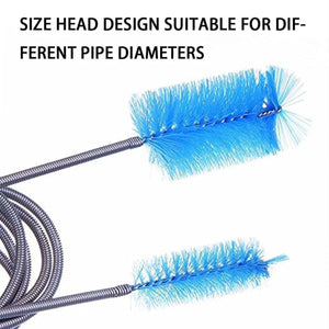 Spring Brush Aquarium U Shaped Pipe Cleaner Brush for Hole Cleaning Fish Tank