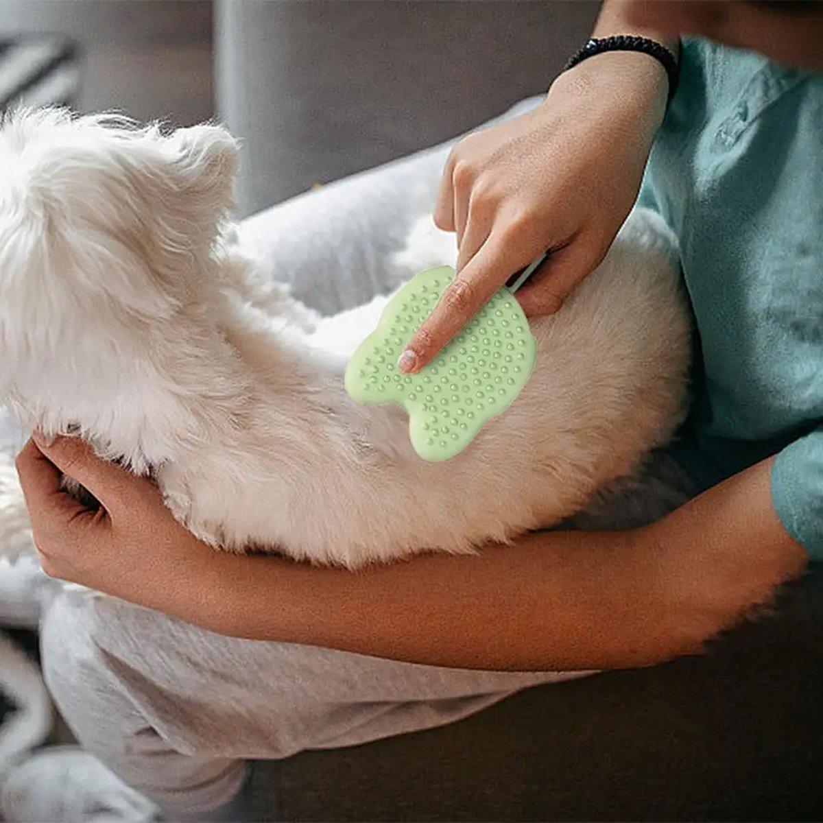 Pet Silicone Cat Gloves Bath Brush Cat Dog Hair Cleaning Comb