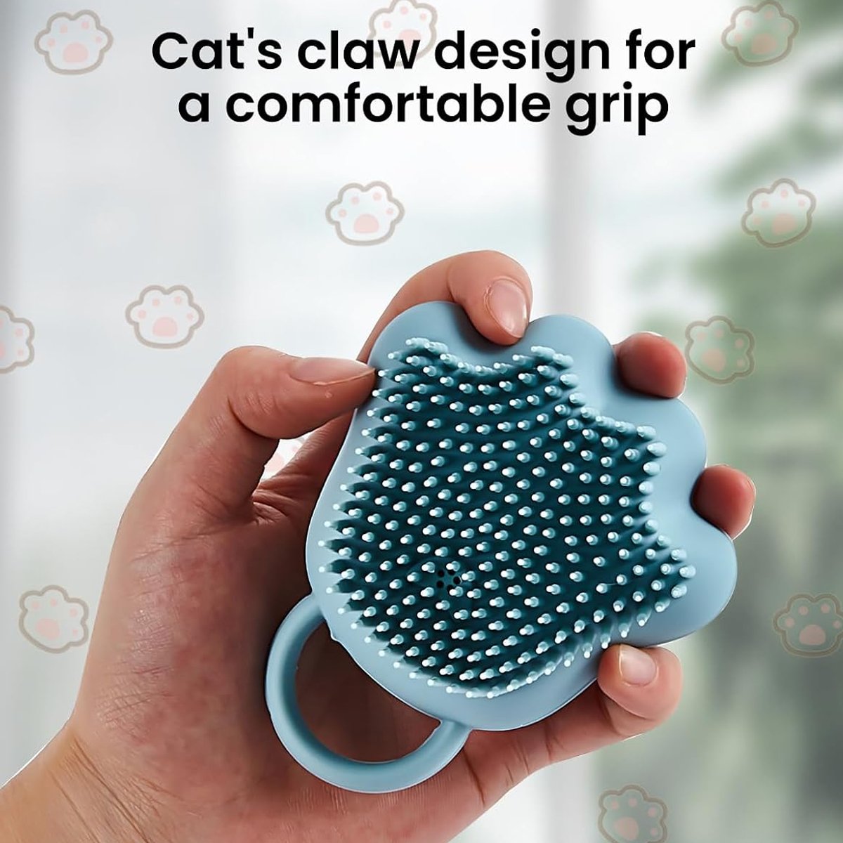 Multifunctional Silicone Pet Bath Brush For Dogs and Cats