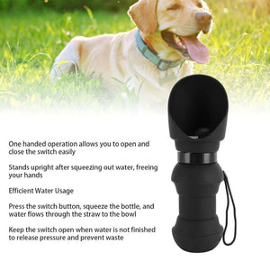 550ml Dog Outdoor Water Cup Pet Travel Kettle Pet Out Folding Water Cup