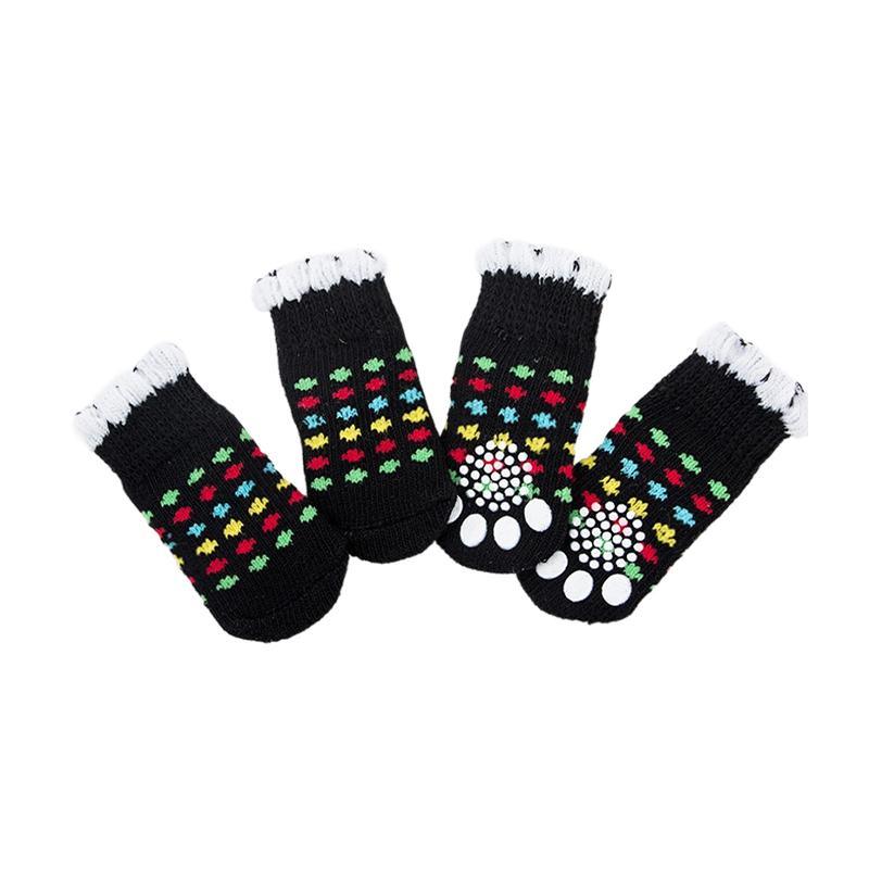 Dog Socks Non-Slip Grip Slip Anti-Skid S M L - Puppy Cat Pet Shoes Slippers