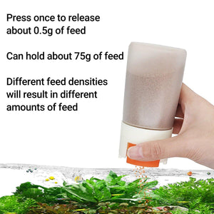 Fish Food Feeding Bottle Feed Sub-packaging Storage Moisture-proof