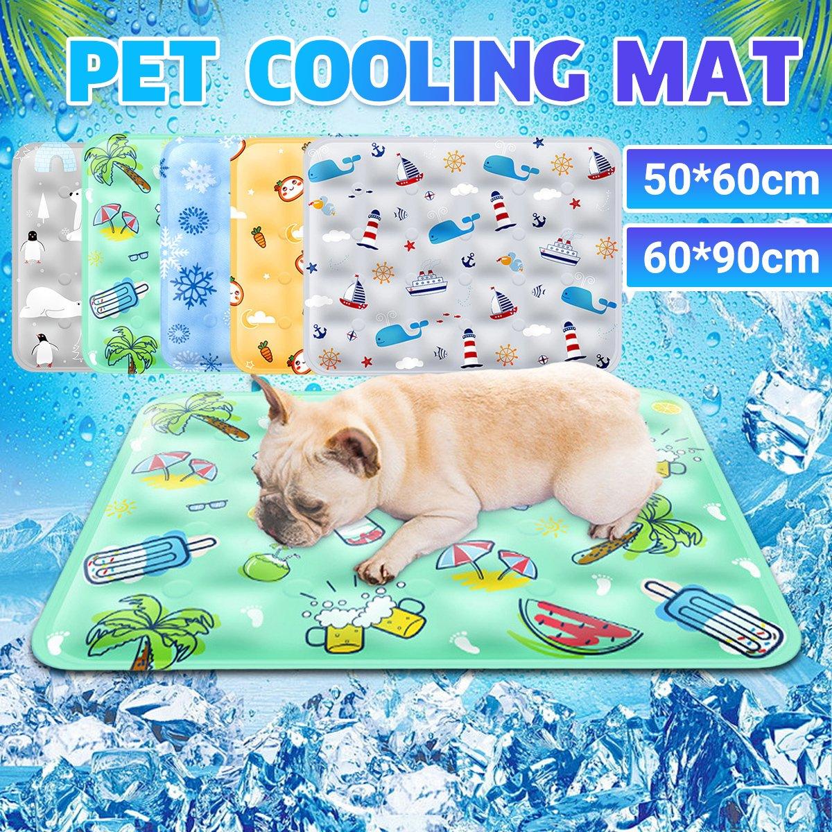 Pet Cooling Mat Non-Toxic Self-Cooling & Portable for Dogs & Cats