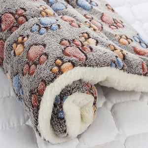 Puppy Dog Cat Cushion Mattress Blanket Bed Soft Warm Pet Pad Winter Kennel House