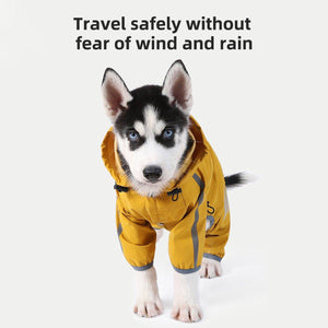 Waterproof Dog Raincoat for Small Medium Large Dogs