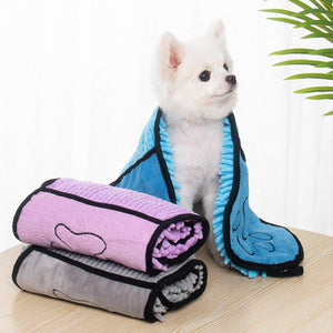 Ultra-Absorbent Pet Towel for Quick Drying Soft Dog Towel for Cats & Dogs