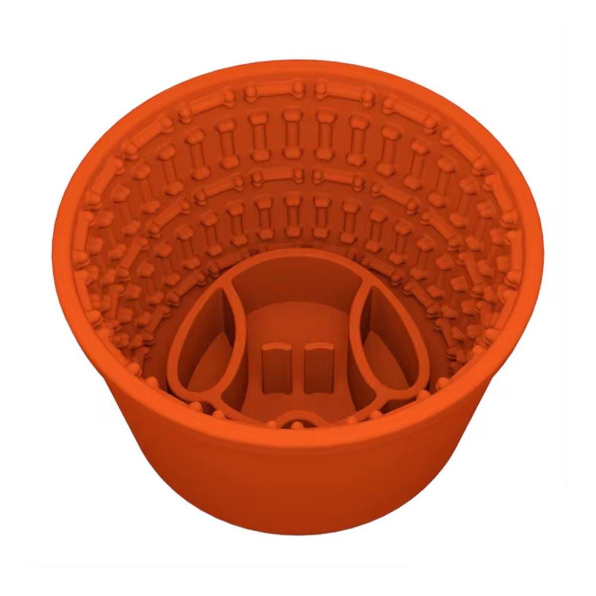 Silicone Pet Slow Feeder Bowl Anti-Choking & Durable Design for Dogs