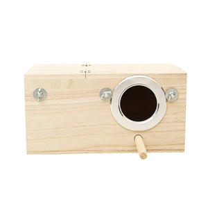 Right Opening Wooden Breeding Box for Parrots Durable & Spacious Design