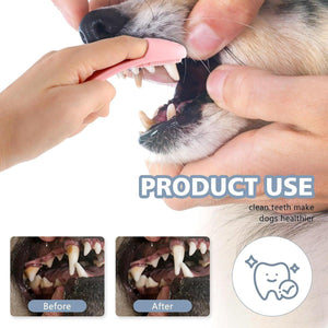 Pet Finger Toothbrush for Dog Cat Puppy Teeth Cleaning Soft Brushing Tool Care