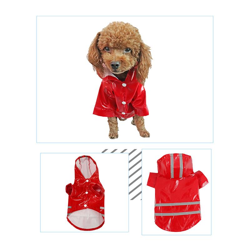 Outdoor Hoodies Jacket Waterproof Pet Dog Clothes Puppy Raincoat Rain Coat