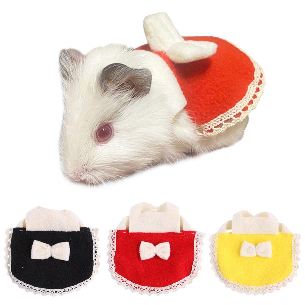 Multi-coloured Bow Hamster Clothes Cute Mini Pet Outfits for Small Squirrel Pets