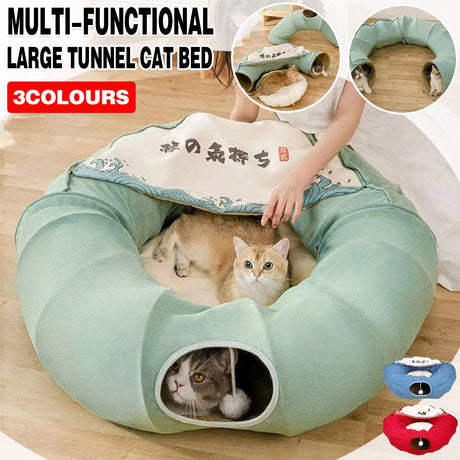 Multi-Functional Cat Tunnel Toy