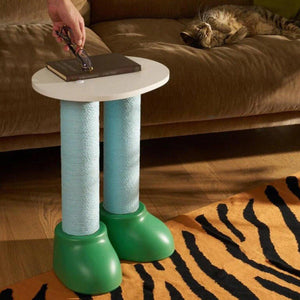 Makesure Boot-Shaped Cat Scratcher Multi-Functional Cat Bed & Side Table