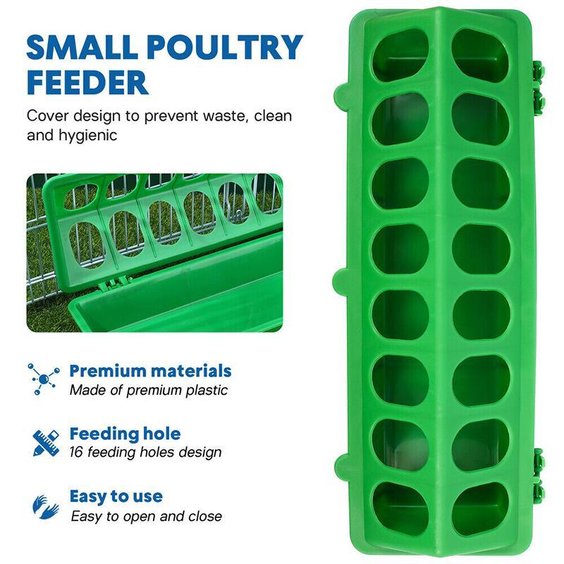 30cm Plastic Chick Birds Pigeons Feeder 3 Colours