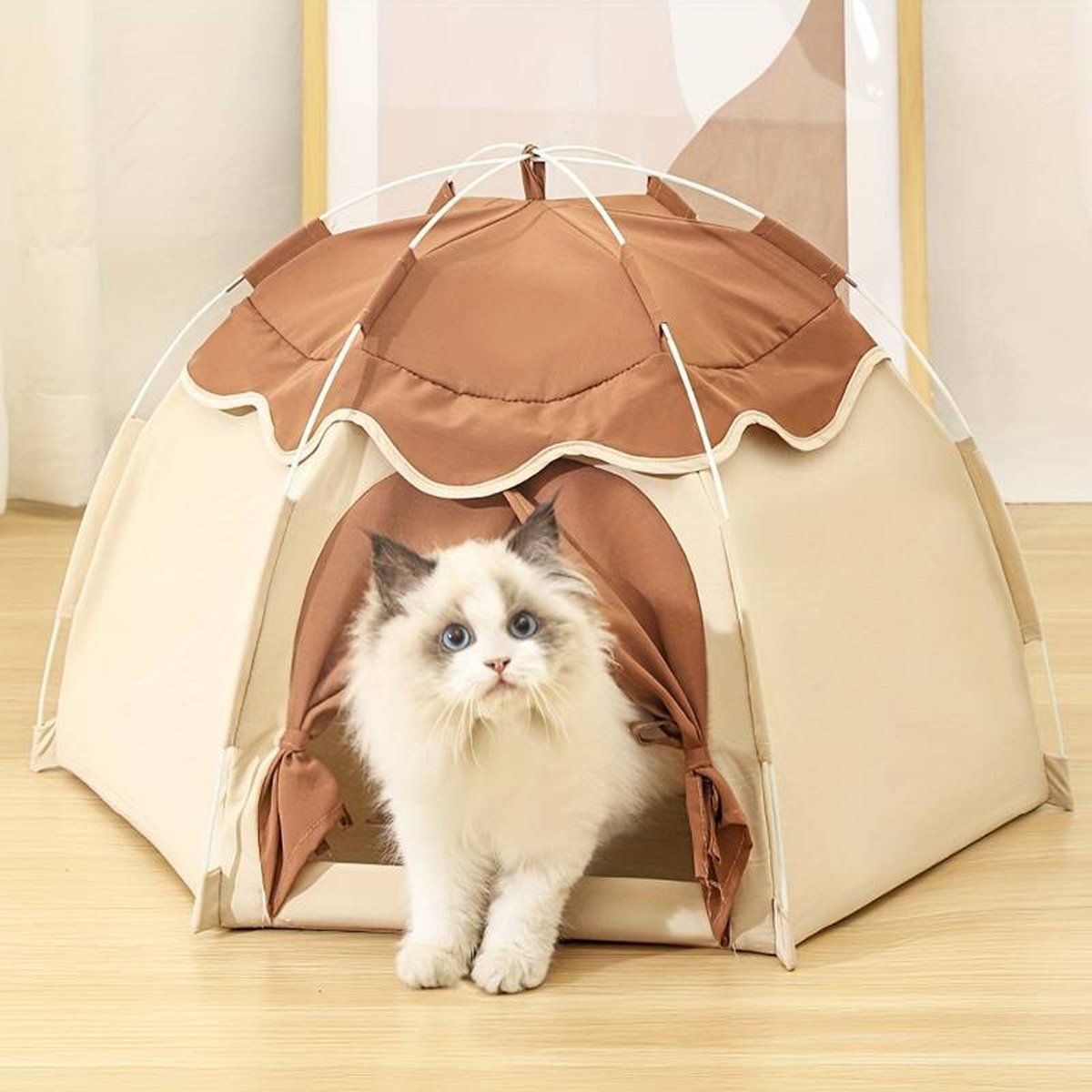 Cat Bed Tent Dog House Breathable Indoor Pet Bed